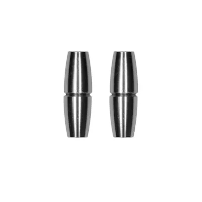 Magnetic Nipple Clamps Sensual Cylinder Grey