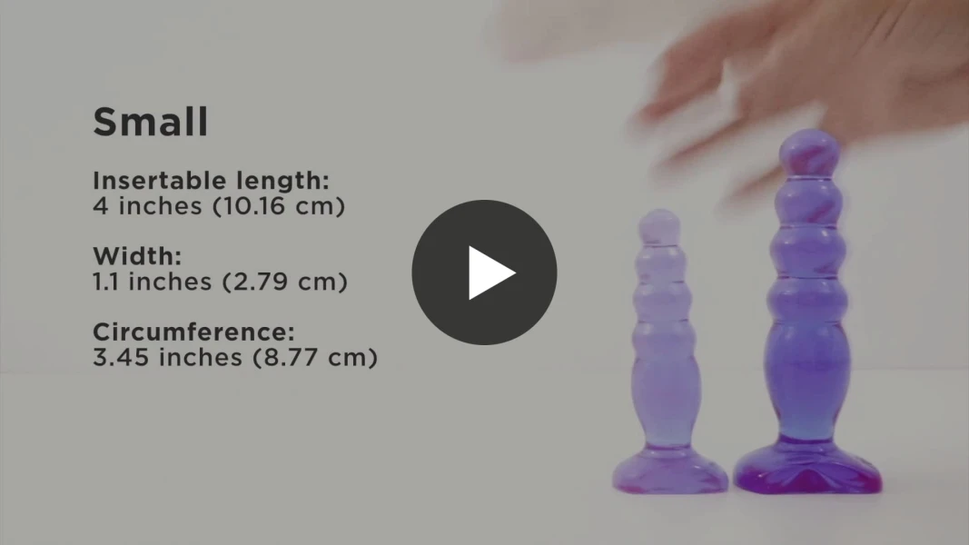 Crystal Jellies Anal Delight Trainer Kit - Purple