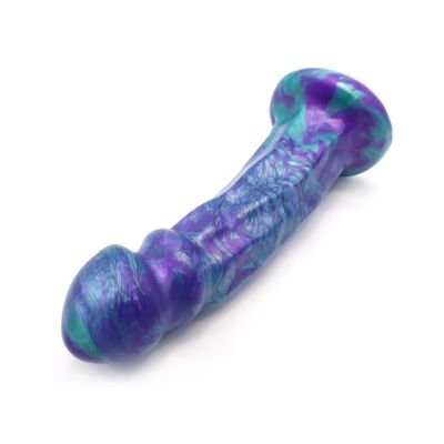 Uberrime Large Splendid with Attachment Hole Marbled Dildo