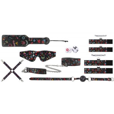 8 Piece Tattoo Art Bondage BDSM Kit
