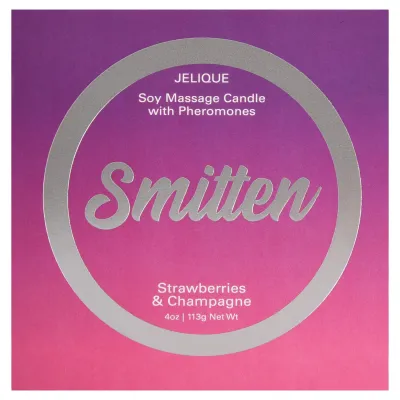 Mood Candle Smitten Strawberry and Champagne 4 Oz Jar