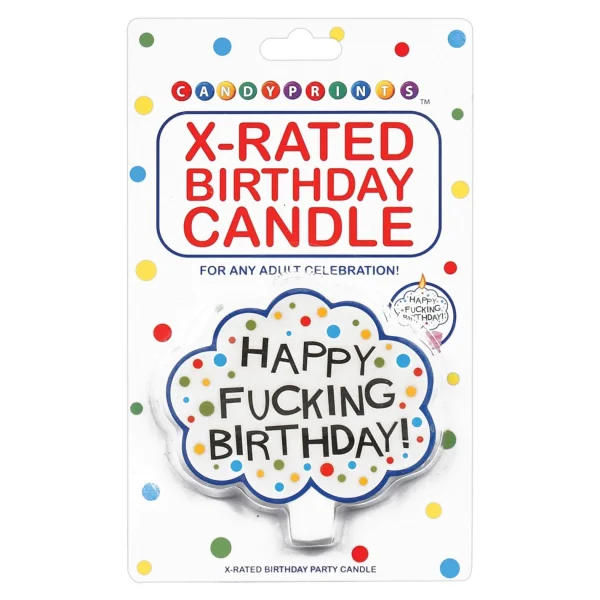 Happy fucking birthday candle