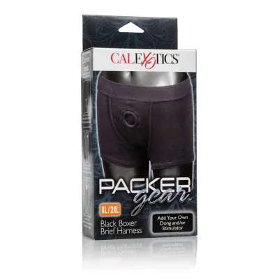 Packer Gear Black Boxer Brief Harness XL 2XL