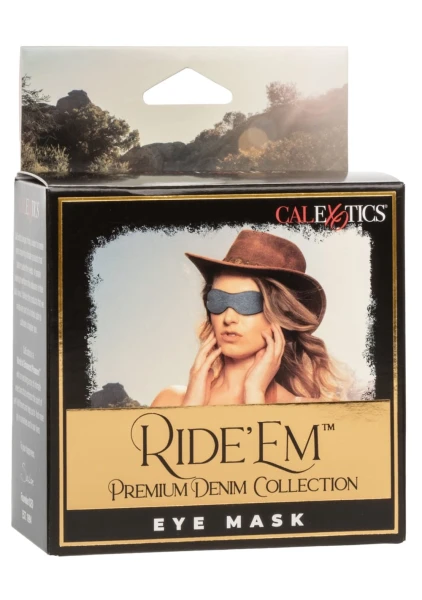 Ride 'em Premium Denim Collection Eye Mask