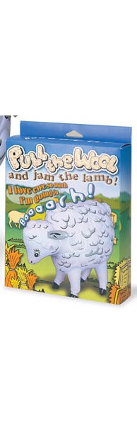 Blow Up Sheep Novelty Doll