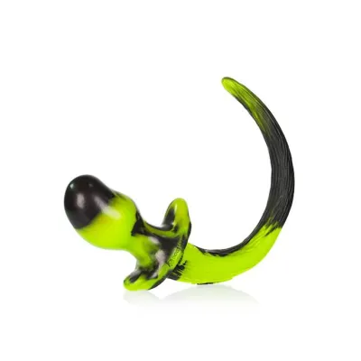 Puppy Tail Buttplug 4 25 Inch Yellow black Medium