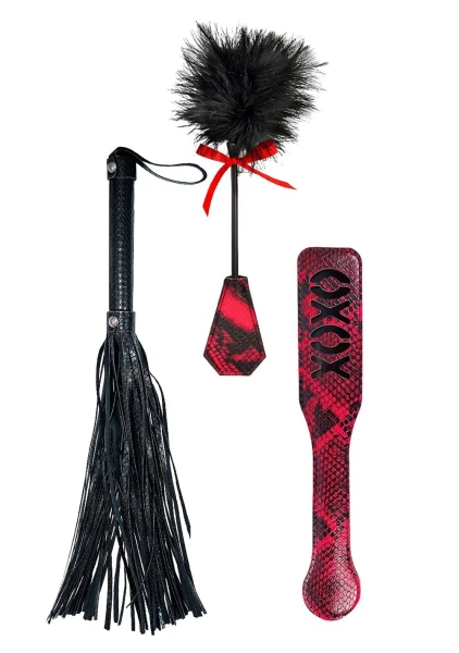 Lovers Kits Whip, Spank & Tickle Set