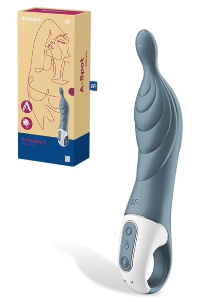 Satisfyer 8.7" Rechargeable A-Mazing 2 A-Spot Vibrator