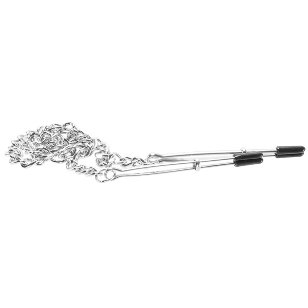 Adjustable Tweezer Nipple Clips With Chain