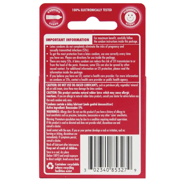 Durex performance intense condom - box of 3 — image 6 of 6