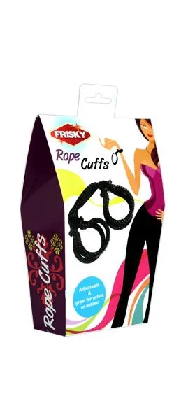 Original Sin Rope Cuffs Black