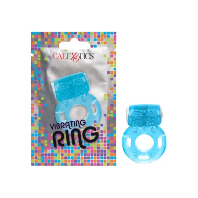 Foil Pack Vibrating Ring Blue Case Qty 24
