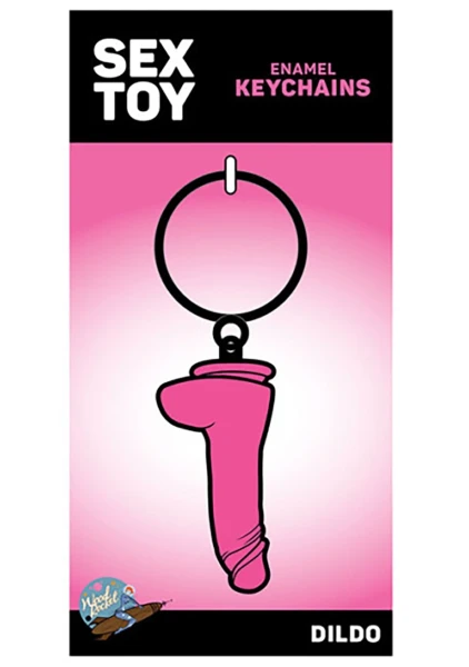 Pink Dildo Keychain