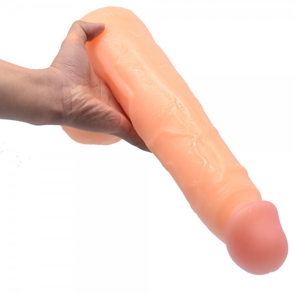 13'' Giant Thick Cock + Balls