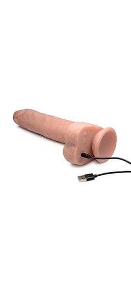 Big Shot 9 Inch Silicone Thrusting Dildo With - Balls and Remote