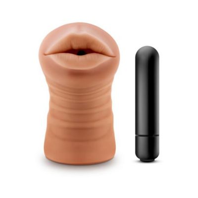 M For Men Camilla Mocha Tan Mouth Stroker