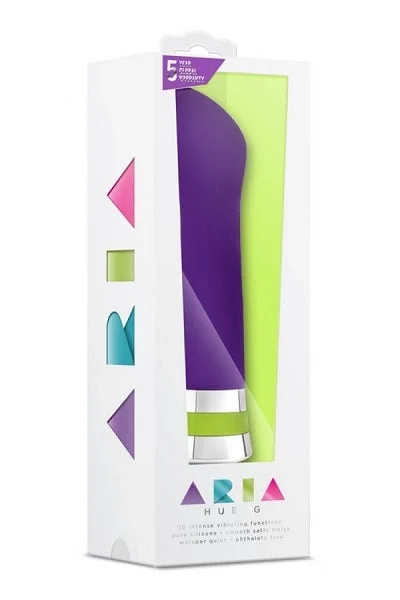 Blush Aria Hue G Vibrator Plum