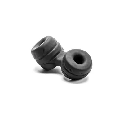 Silaskin Cock Ball Ring and Stretcher Black