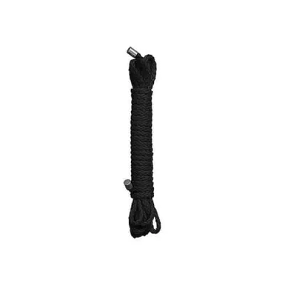 Kinbaku Rope 5 Meters of Soft Nylon Rope Black