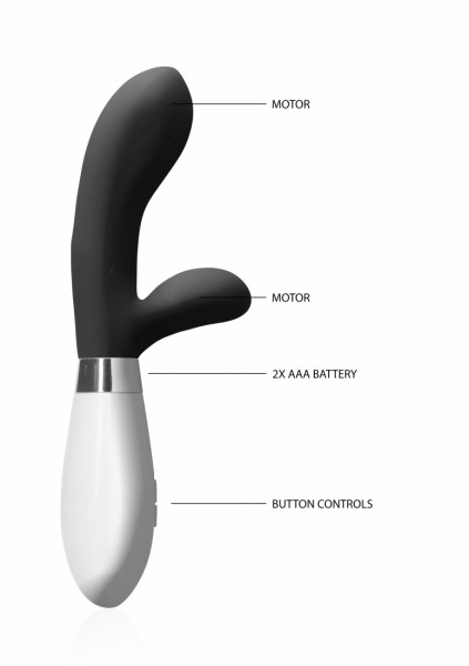 Achilles - Black - Silicone Vibrator