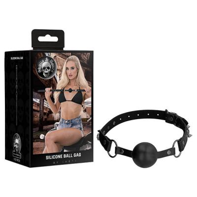 Skull Bones Silicone Ball Gag