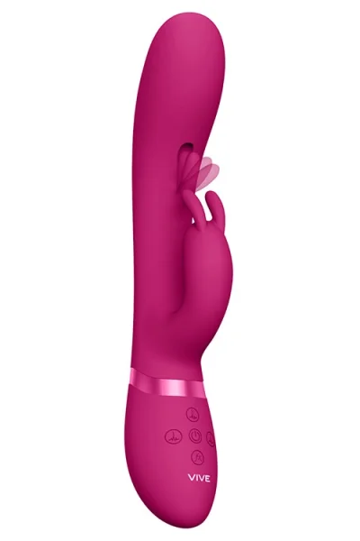Vive Tama -8.7" Rabbit Vibrator with Wave Motion