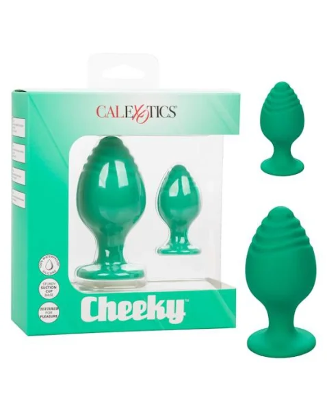 Cheeky Butt Plug Set - Green