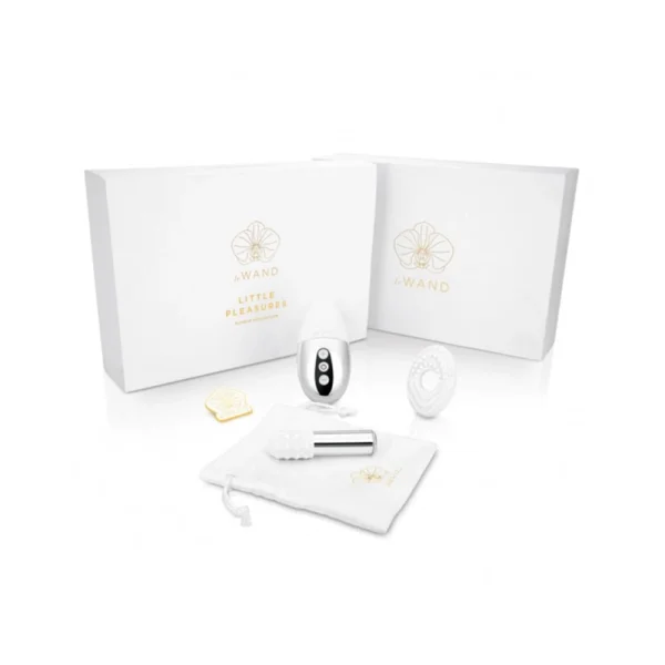 Le Wand Little Pleasures 6pc Collection-le Wand Bullet,point,pin,silicone Cover&ring, Storage Bag — image 7 of 12