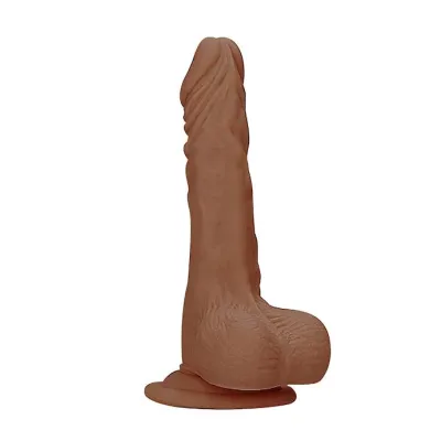 Realistic Dildo With Balls 8 Inch