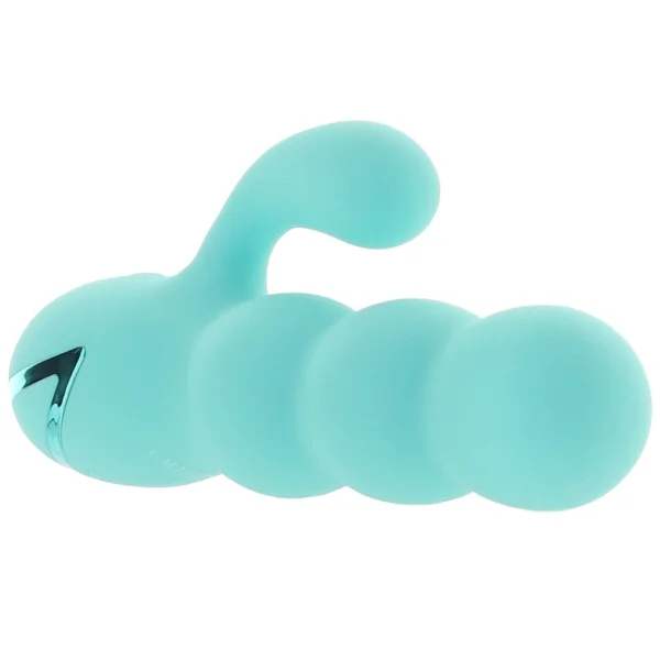 California Dreaming Del Mar Diva Thrusting Rabbit Style Silicone Rechargeable Vibrator by CalExotics