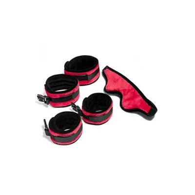 Plush Seduction Kit Red black