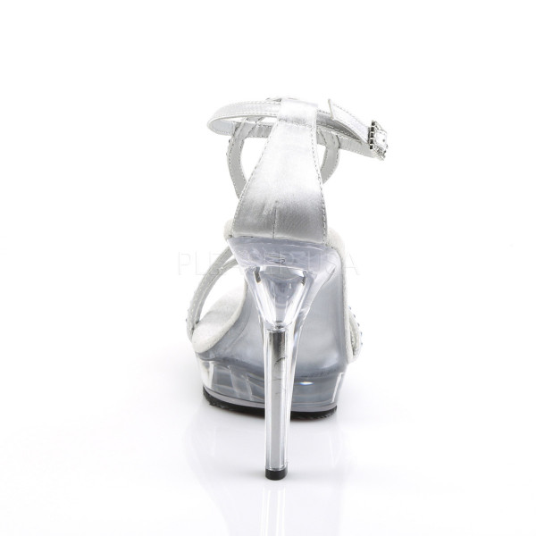 LIP-156 - 5" Heel, 3/4" PF Ankle Strap Sandal Featuring RS Ornament