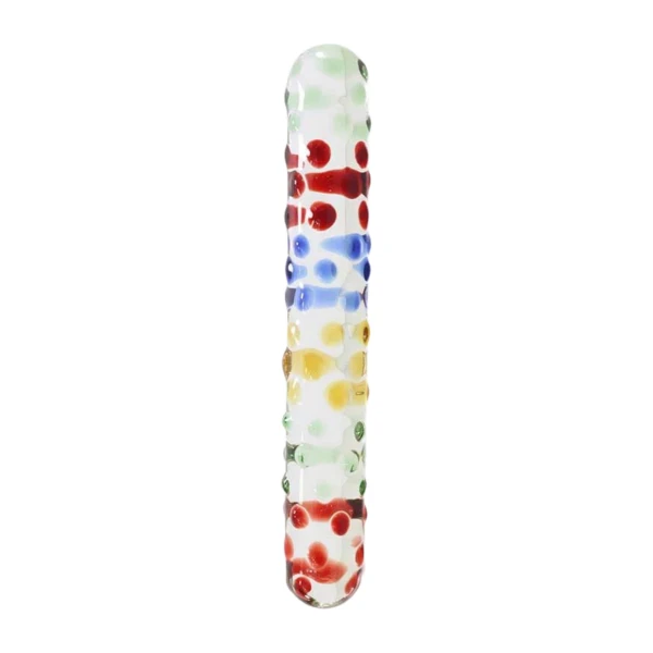 Smooth Nubby Glass G-Spot Dildo