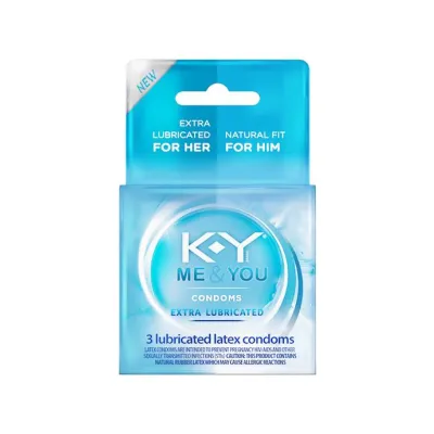 Ky Extra Lubricated Condoms 3 Pack