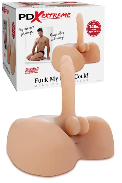 Pipedream Realistic Male Pelvis Sex Doll with 7" Dildo