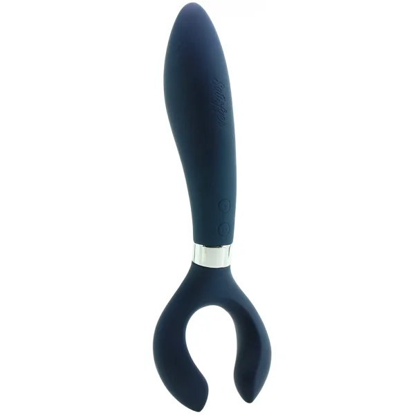 Satisfyer Endless Fun Silicone Waterproof Multi-Function Vibrator - Blue