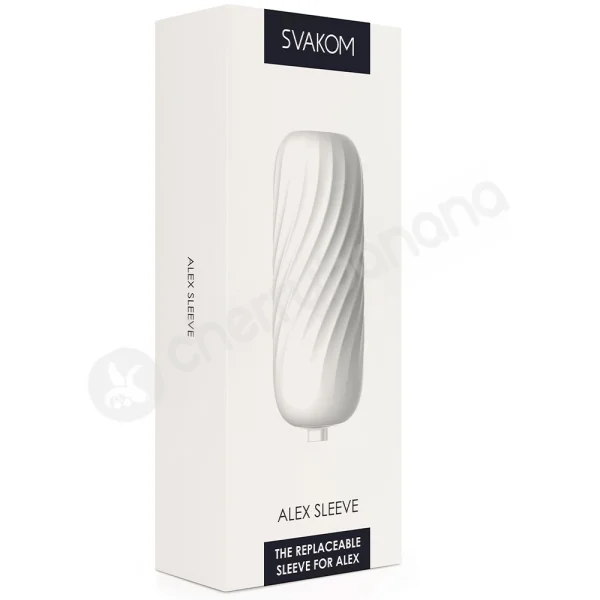 Svakom Alex White Replacement Sleeve