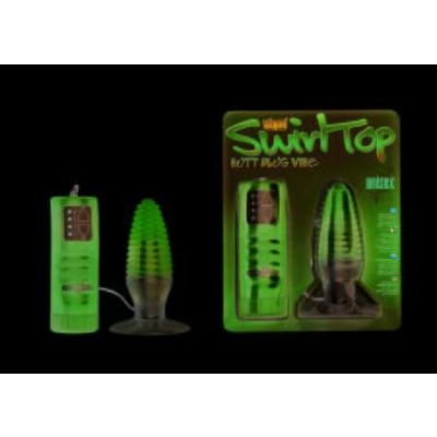 Small Swirl Top Butt Plug