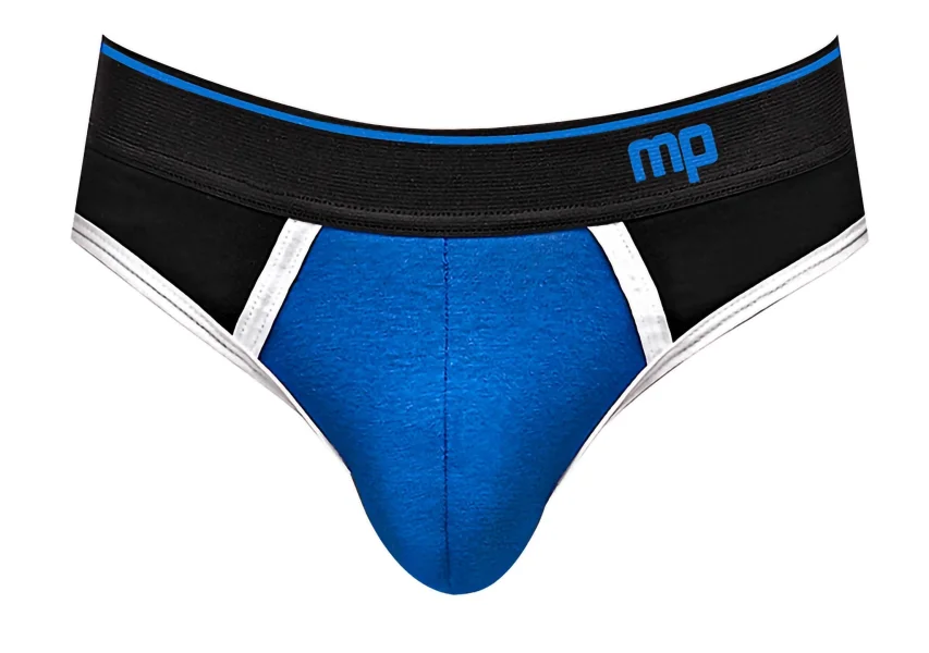 Men's Lingerie - Retro Sport Panel Thong - S- M
