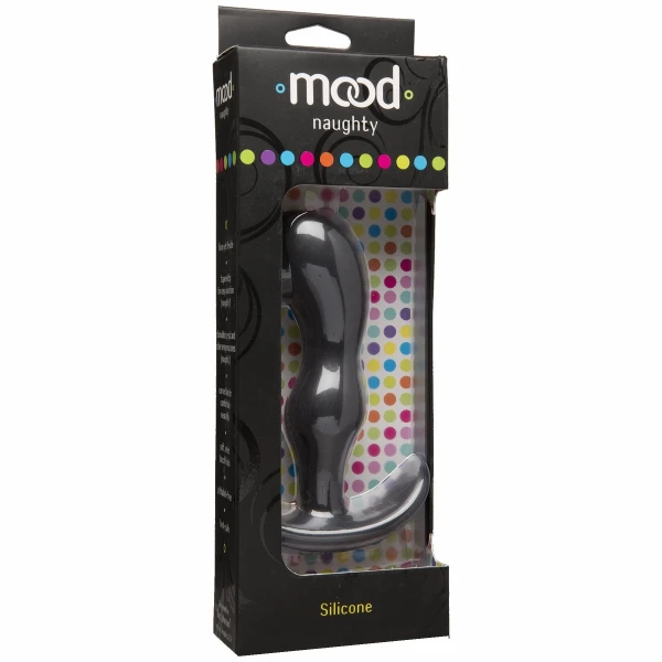 Mood Naughty 2 X-Large Silicone Butt Plug by Doc Johnson - Black