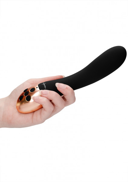 Heating Vibrator - Posh - Black - Silicone Vibrator