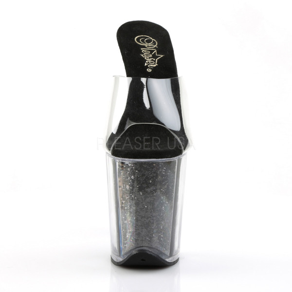 8 inches Heel, 4 inches PF Slide W/Glitter Filled Bottom — image 10 of 12