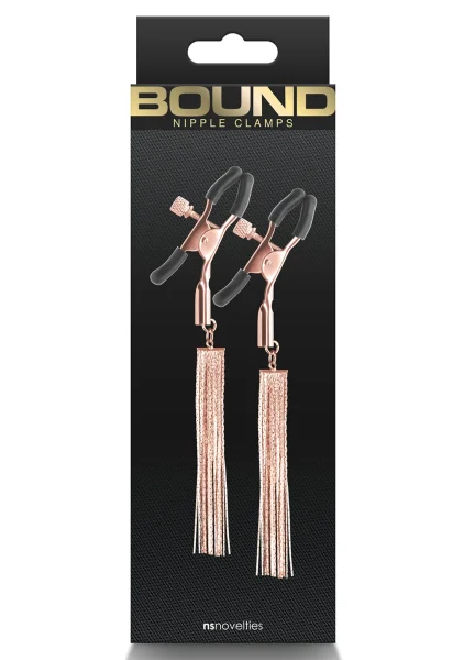 Bound Adjustable D2 Nipple Clamps by NS Novelties - Gunmetal
