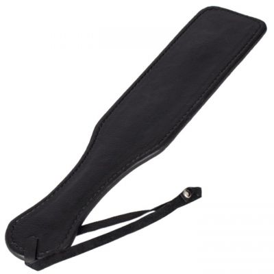 Bondara Black Faux Leather Red Suede Paddle 11 75 Inch