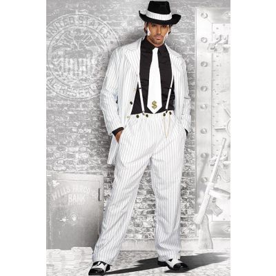 Dreamgirl 5 Pce Sleek 40 s Style Gangster Costume