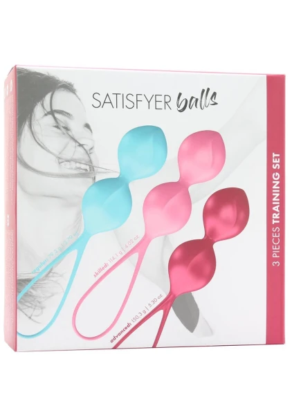 Satisfyer Set Of 3 Weighted Double Training Orgasm Balls