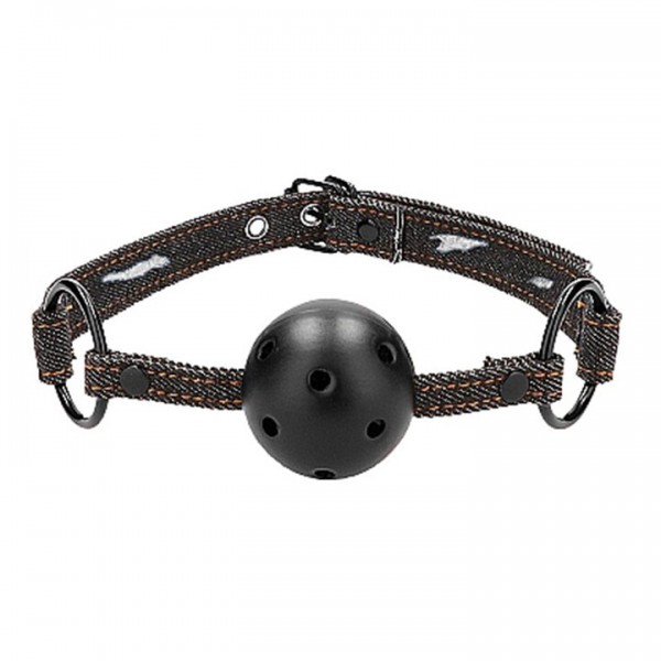 Ouch! Denim in Distress Breathable Ball Gag