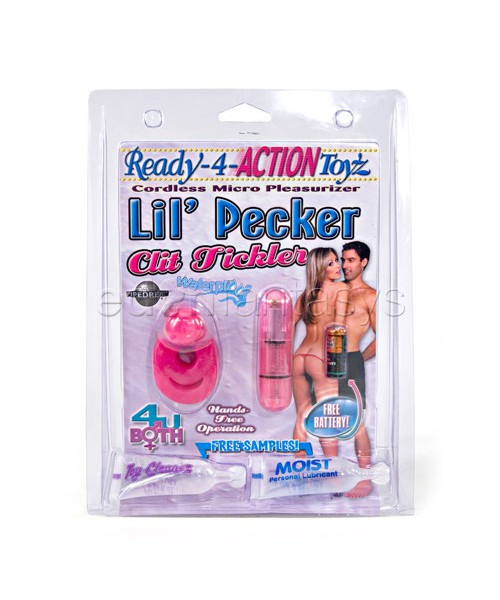 Lil' pecker clit tickler