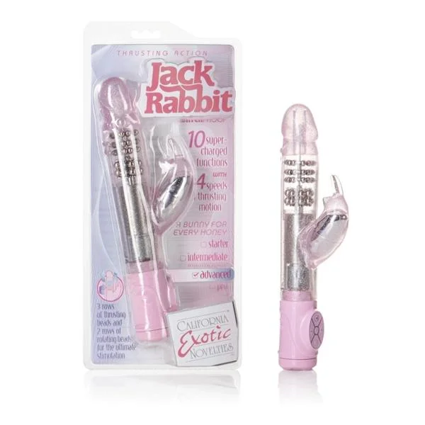 Thrusting Jack Rabbit Pink Vibrator — image 4 of 8