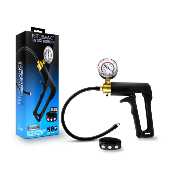 Performance - Gauge Pump Trigger With Silicone Tubing And Silicone Cock Strap - Black — image 9 of 19